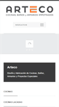 Mobile Screenshot of cocinasarteco.com